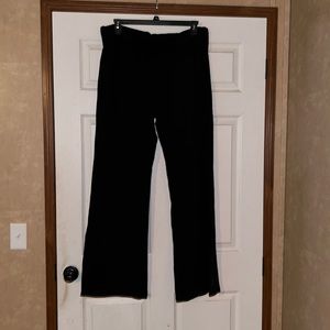 Black stretchy flares